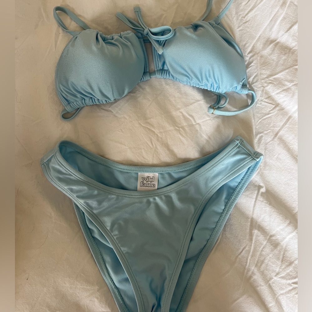 Wild Fable Sky Blue Swimwear